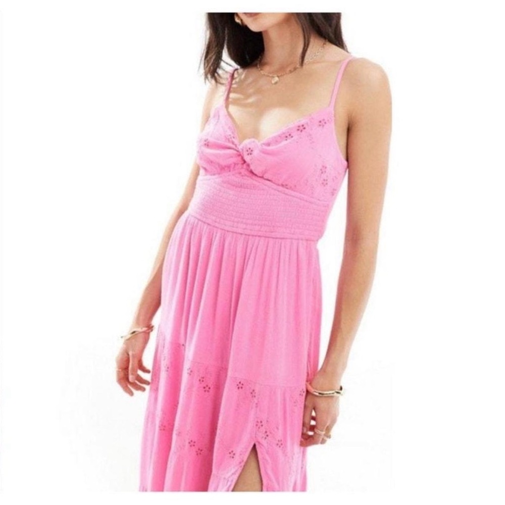 Hollister Pink Midi Sundress